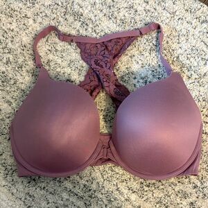Victoria's Secret Lavender Lace Racerback Bra